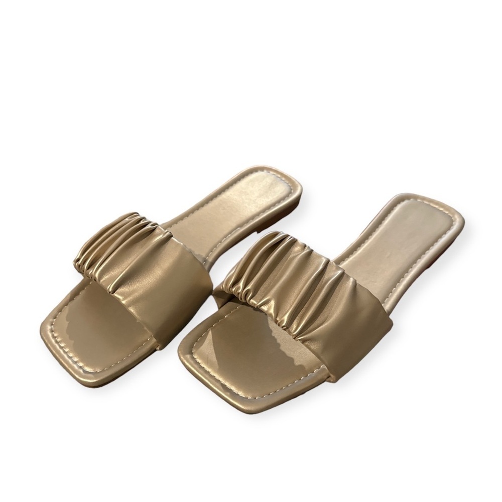 Gold sandals